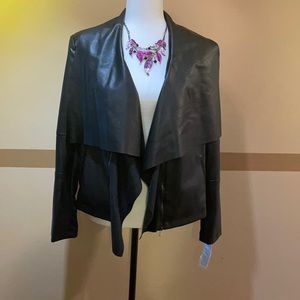 NWT Guilluame faux leather jacket size L
